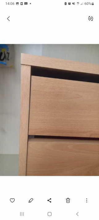 Cajonera 4 cajones madera clara
