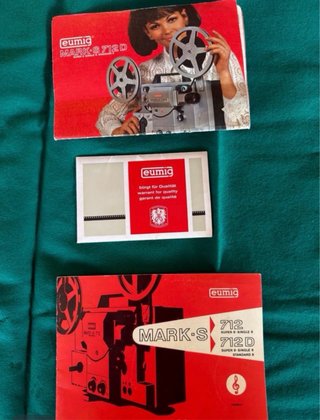 Proyector de Cine Vintage Eumig Mark S-712
