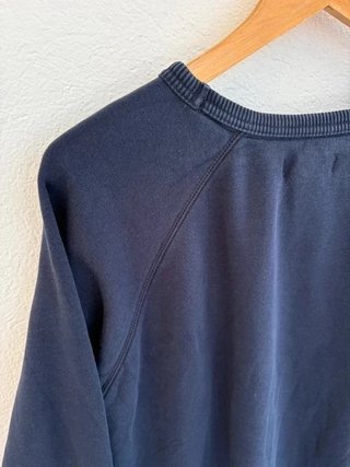 Adidas Sudadera Mujer Azul Marino/Blanco L