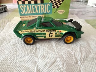 Scalextric Exin Lancia Stratos Italia Grundig.