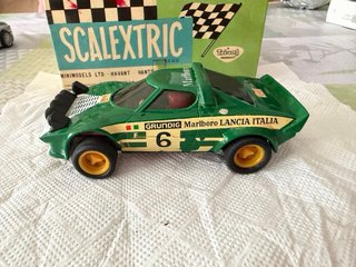 Scalextric Exin Lancia Stratos Italia Grundig.