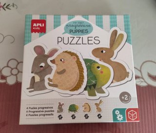 Set de 4 Puzzles Progresivos Apli Kids