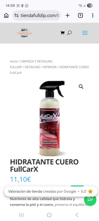 Kit limpieza vehículo fullcarx