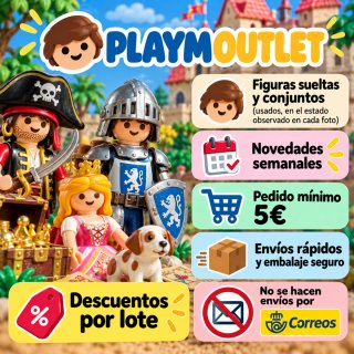 Playmobil Marinero Náufrago con Hoguera Lote 0085