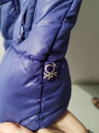 Chaqueta Benetton Morada Talla 128
