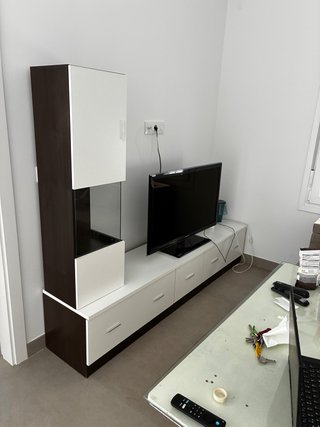 Mueble de Salón para TV con Estantería