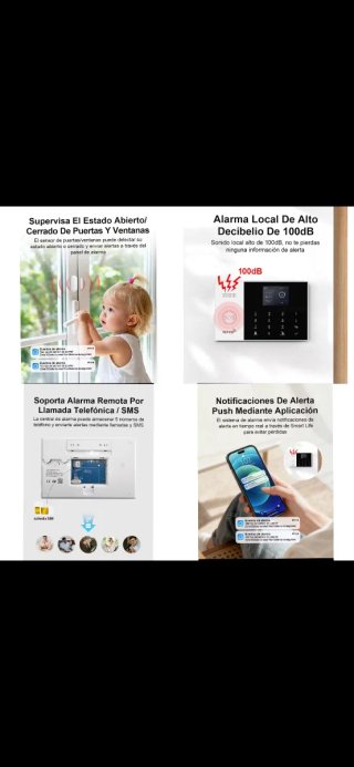 Sistema de Alarma PGST y Cámara WiFi (A ESTRENAR)