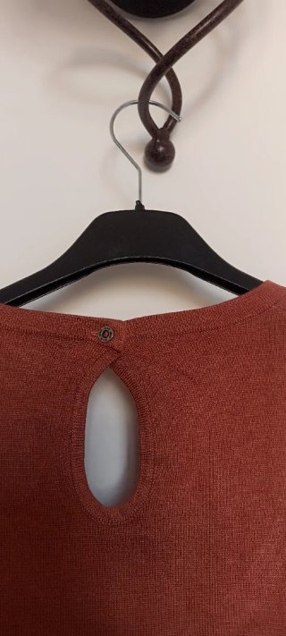 Jersey de punto Mango naranja