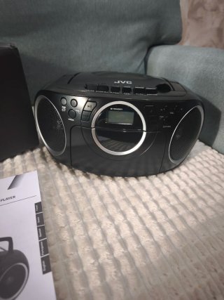 Radio CD Cassette JVC Negra
