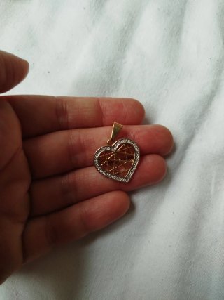 Colgante Corazón Geométrico