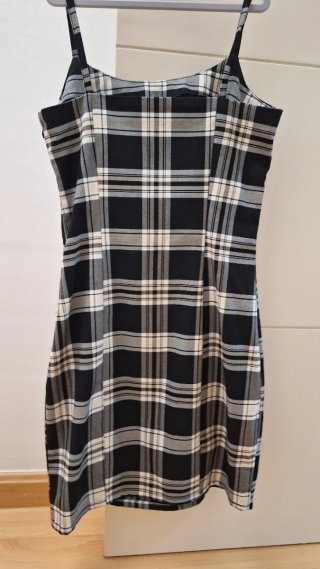 Vestido corto a cuadros