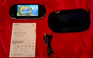 PSP 1004 Sony IMPECABLE Funda oficial Cable,manual