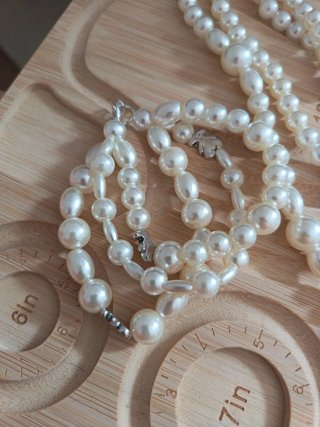 Conjunto Tous de Perlas: Gargantilla y Pulsera