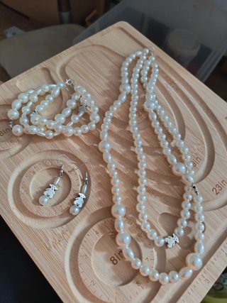 Conjunto Tous de Perlas: Gargantilla y Pulsera