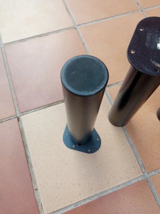 4 Patas Mueble 37cm Altura Negras