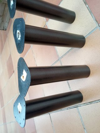 4 Patas Mueble 37cm Altura Negras