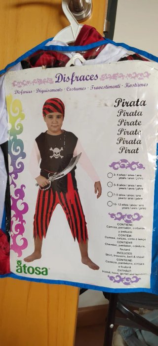 Disfraz de Pirata Atosa