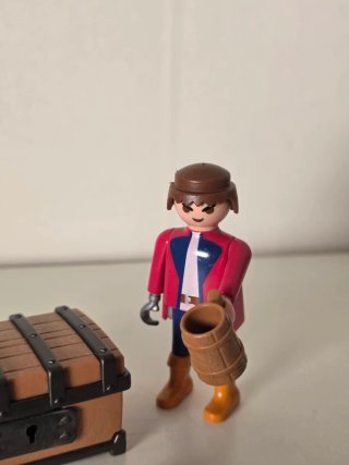 Playmobil Pirata con Cofre, Loro y más / Lote 0087
