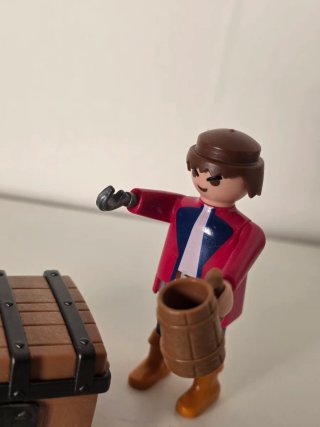 Playmobil Pirata con Cofre, Loro y más / Lote 0087