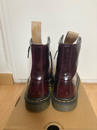 Botas Dr. Martens 1460 Vegan Rojas