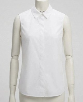 Blusa sin mangas Armani blanca