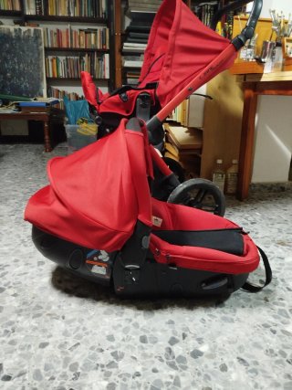 Carrito de Bebé Jané Muum con Capazo y Bolsa
