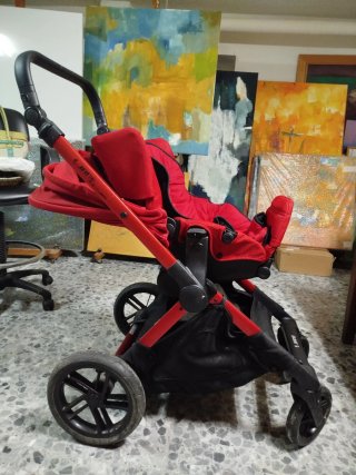 Carrito de Bebé Jané Muum con Capazo y Bolsa