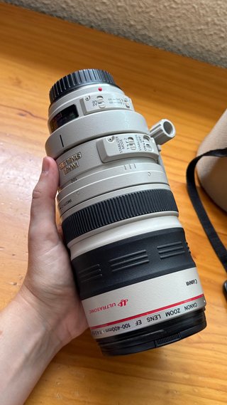 Objetivo Canon EF 100-400mm f/4.5-5.6 L IS + funda