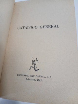 Catálogo General seix Barral (primera de 1966)