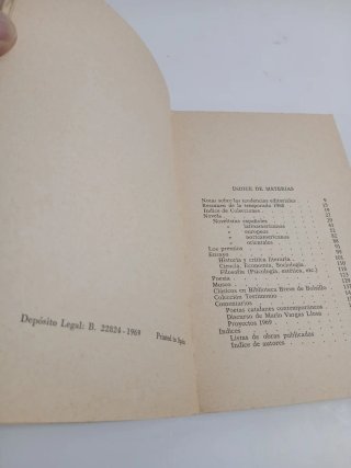 Catálogo General seix Barral (primera de 1966)