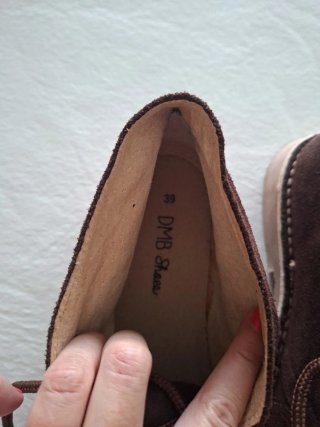 Botines de Piel Marrones Talla 39