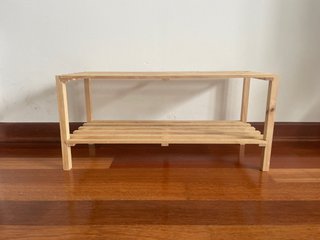 Pack de 3 Estantería apilable pino
