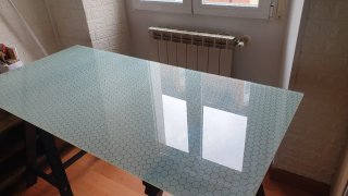 Escritorio de Cristal