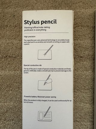 Stylus Lápiz para iPad color negro