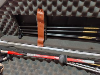 Maleta rígida para arco de poleas