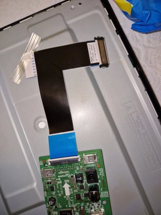 Placa base y joystick para pantalla curva 27"