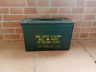 Caja de Munición Militar Metálica