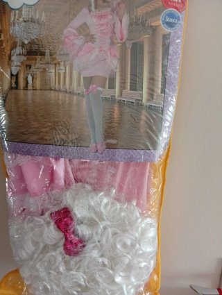 Disfraz de época rosa Atosa Talla XL