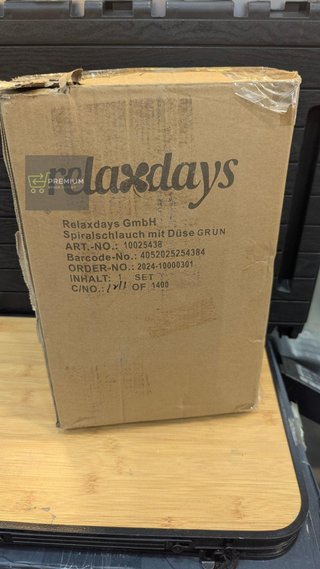 Relaxdays Manguera Extensible con Pistola de riego