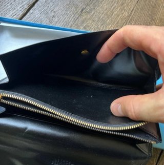 Pochette Lanvin de Piel Negra