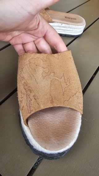 Sandalias Mustang Piel Beige/Marrón