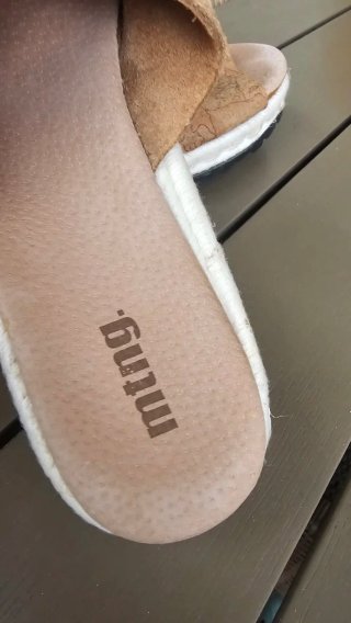 Sandalias Mustang Piel Beige/Marrón