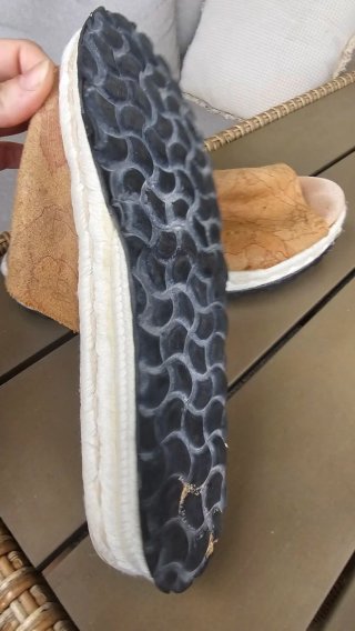 Sandalias Mustang Piel Beige/Marrón