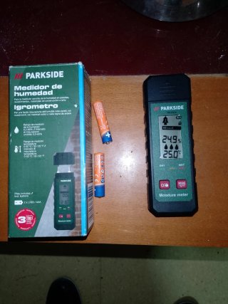 Medidor Humedad Parkside Igrometro TLF 605620349