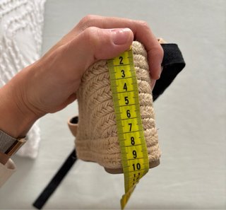Cuñas Zara Ante Bicolor Talla 40