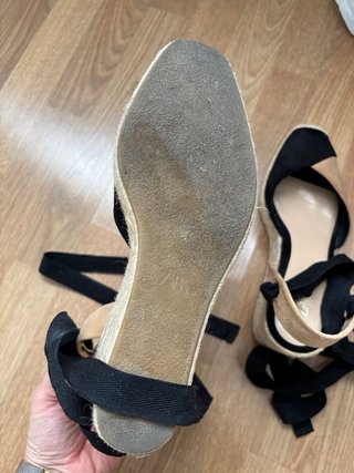 Cuñas Zara Ante Bicolor Talla 40
