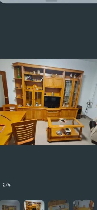 Mueble de salón de madera