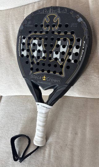 Pala de pádel Black Crown Power – Buen estado