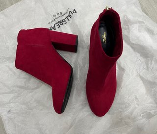 Botines rojos Pull&Bear