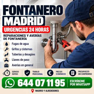 Fontanero Madrid | Urgente 24 Horas